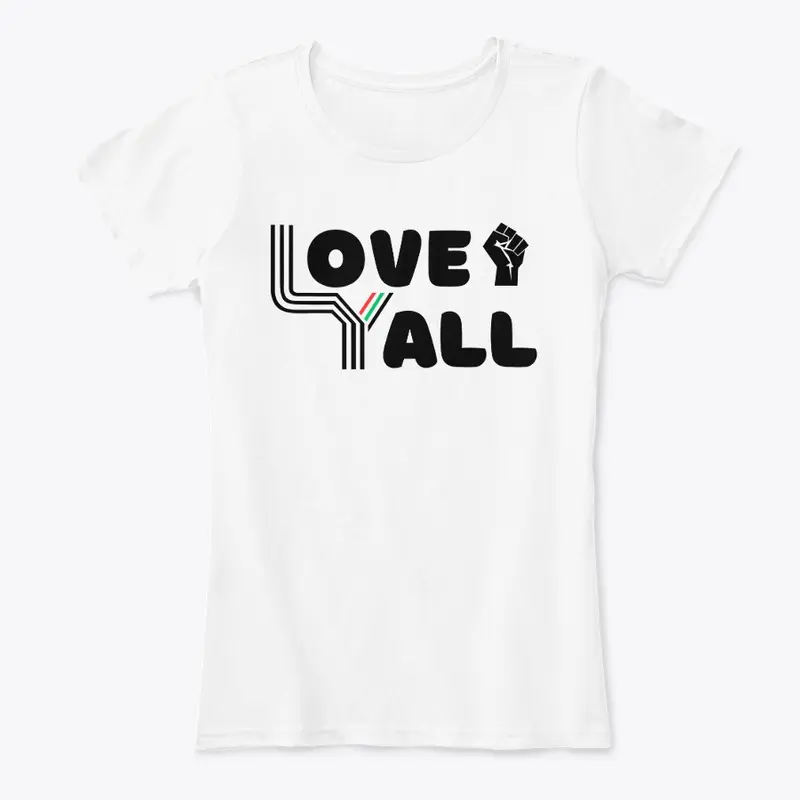 Power Love Yall Logo Tee - Women