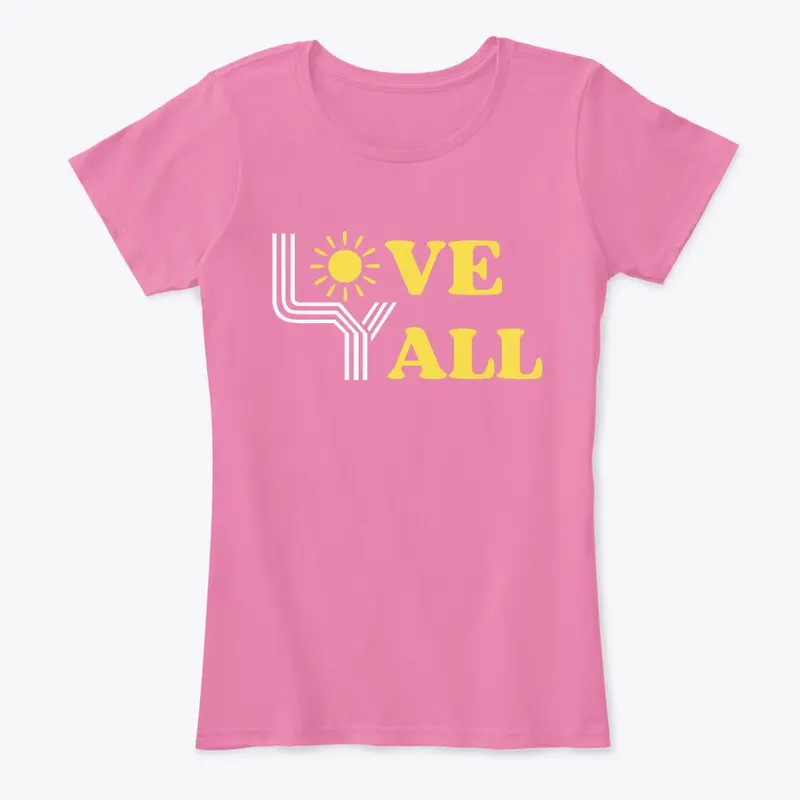 Sunshine Love Yall Logo Tee - Women