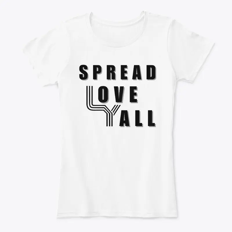 Spread Love Yall Logo Tee - Women