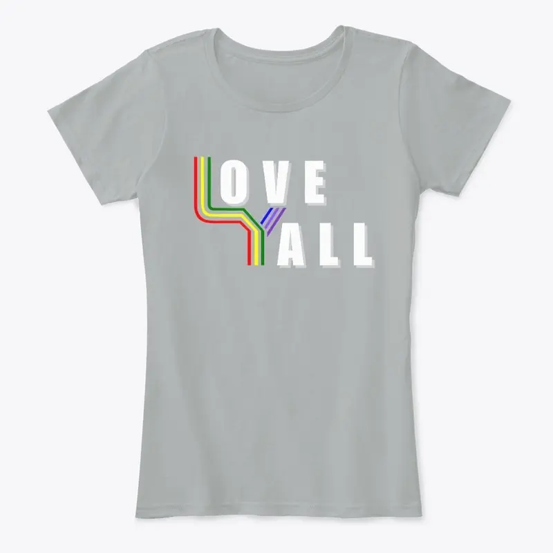 Pride Love Yall Logo Tee - Women