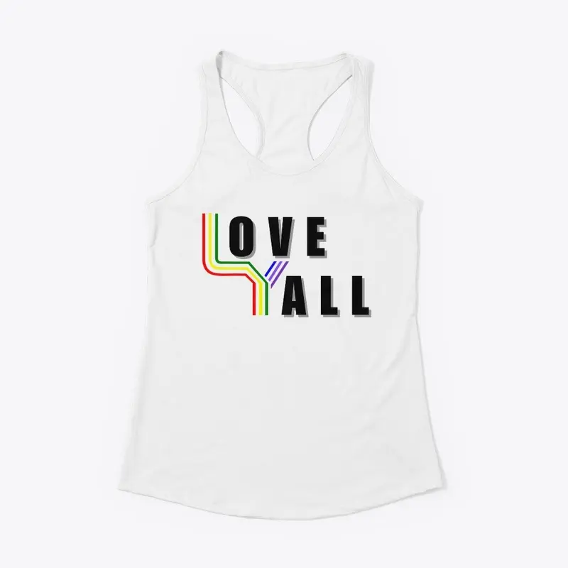 Pride Love Yall Logo Tank - Women