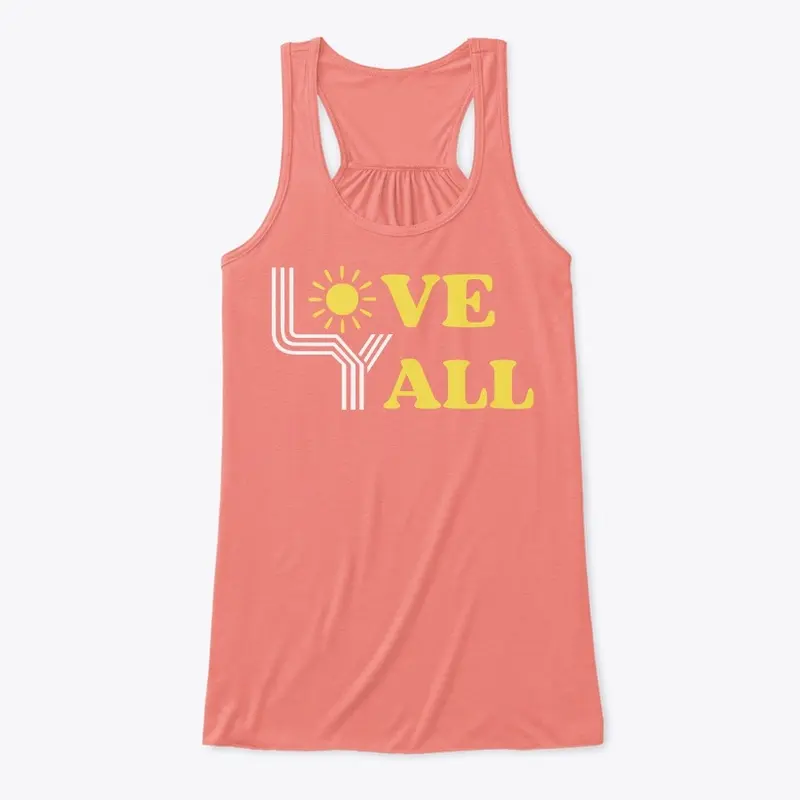 Sunshine Love Yall Logo Tank - Women