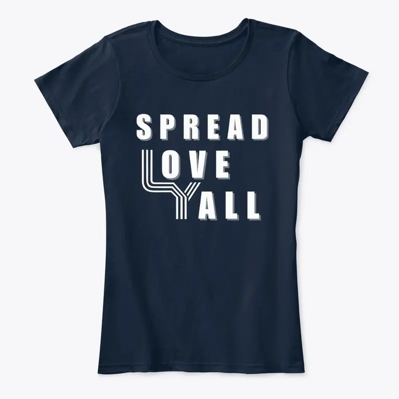 Spread Love Yall Logo Tee - Women